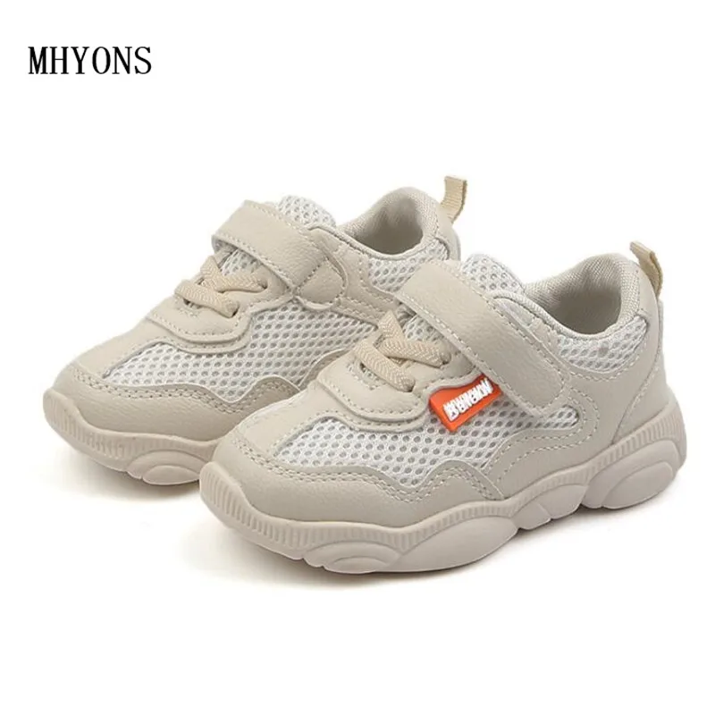 

2019 oddler Kids Sneaker Children Casual Shoes For Boys Sneakers Girls Shoes Breathable Mesh Hook&Loop Outdoor Trainer Fashion