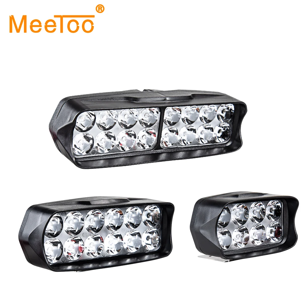 

MeeToo Motorcycle Headlight LED Work Bars Light for Motorcycle Tractor Boat Off Road SUV Truck Fog Lights Motorcycle 12W 18W 24W