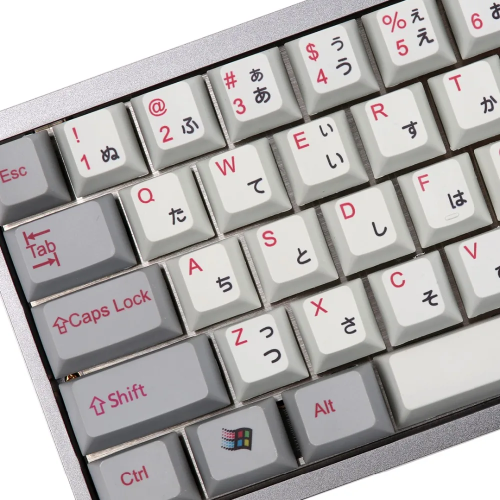 Японский keycap PBT meterial Dye-sub ключи для GK64 mehcnaical клавиатуры