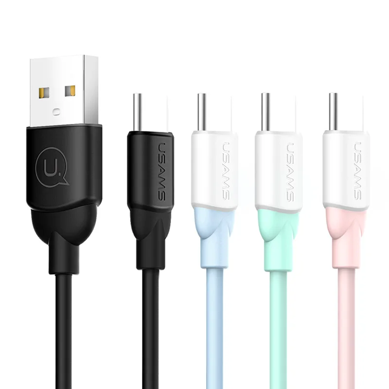 

USAMS USB Type C Cable for Samsung Galaxy S9 S8 Plus Note 9 8 Fast Charging Data Cable for Xiaomi mi8 mi6 A2 huawei USB Type-C