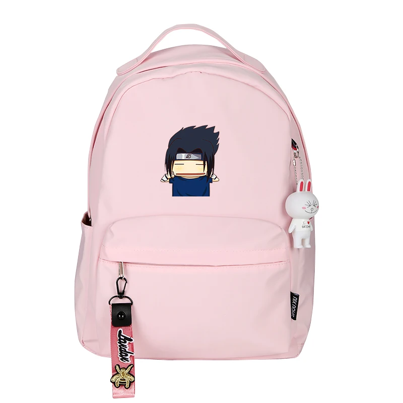 Популярный японский Наруто Саске Хатаке Какаши Косплей мужской рюкзак аниме школьные сумки нейлоновый рюкзак для ноутбука Наруто рюкзак - Цвет: 14