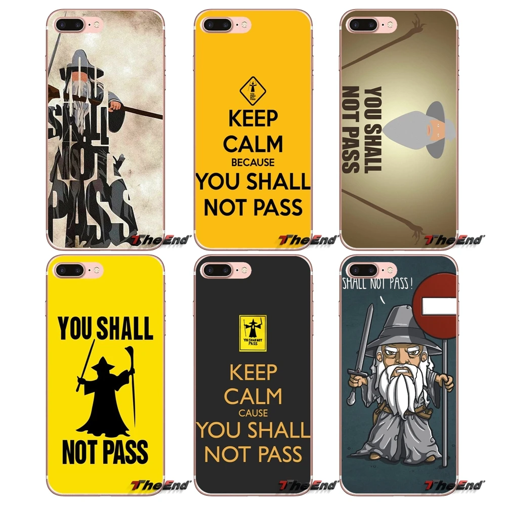 For iPhone X 4 4S 5 5S 5C SE 6 6S 7 8 Plus Samsung Galaxy J1 J3 J5 J7 A3 A5 2016 2017 You shall not pass The Lord of Rings Case | Мобильные