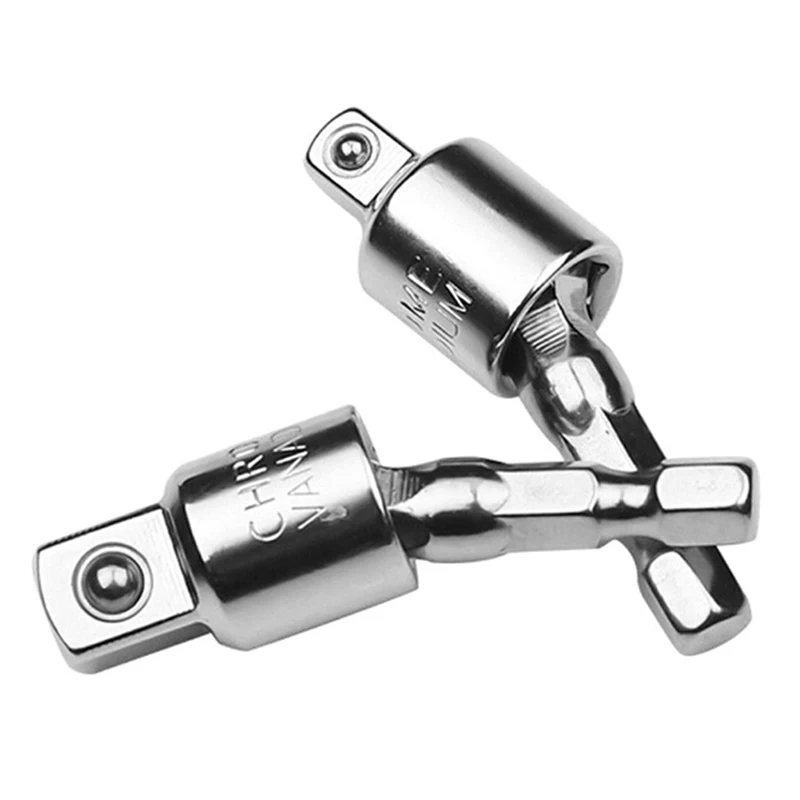 

Stainless Steel Wrench Socket Adapter Drill BIts Set Hex Shank 1/4" Or 3/8" Impact Driver Tools Drive Ratchet Tool Secure Fit