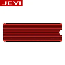 JEYI Cooling-Warship dust-proof gold bar NVME NGFF M.2 2280 aluminum sheet Thermal conductivity silicon wafer cooling Heatsink