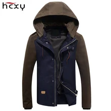 Mens Jacket 2017 Spring New Arrival Casual Hoodies men Patchwork Slim Fashion work jackets and coats size M-5XL