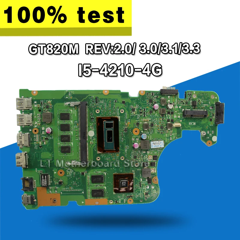 X555lD Motherboard REV. 2.0 3.1 1.1 I5 4210U GT820M For ASUS X555L