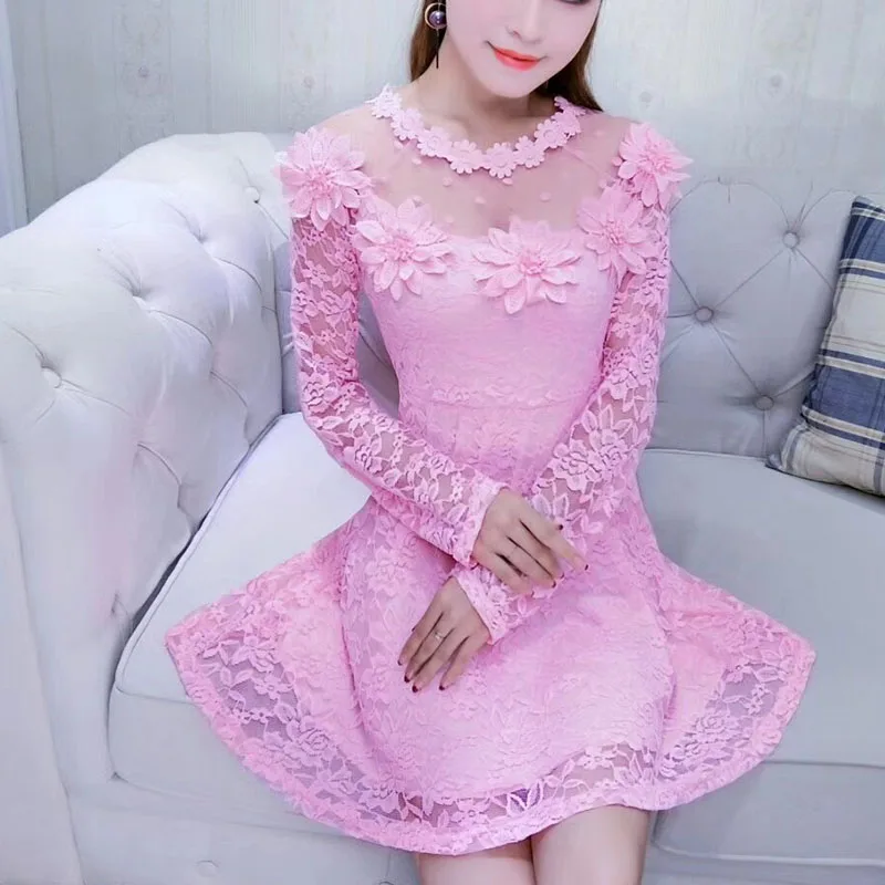 Missoov brand designer moda feminina fashion spring Women's Clothing dresses lace female dress vestidos roupas femininas new