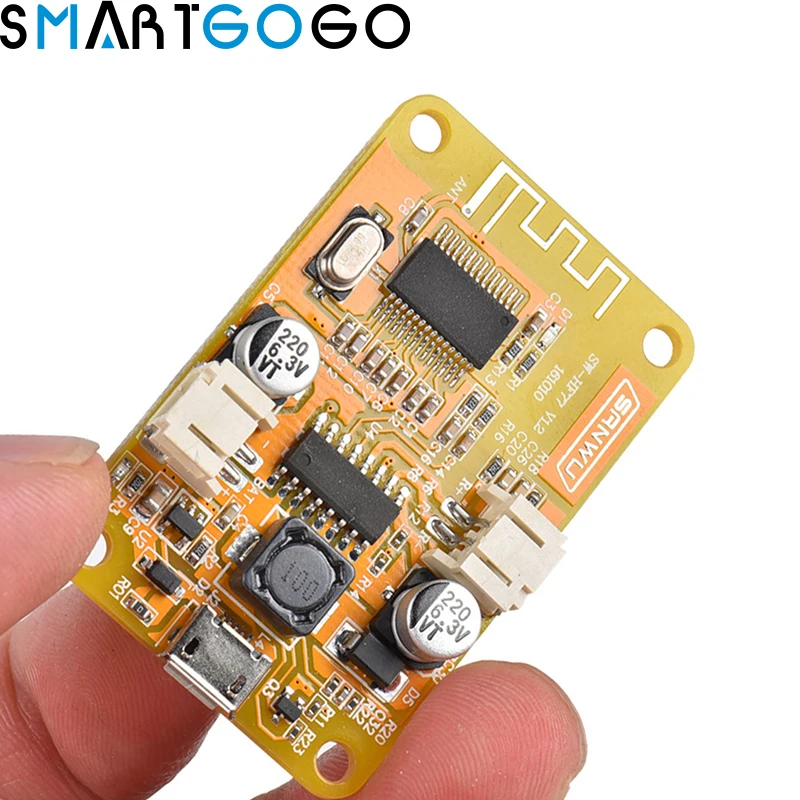 

USB Mono Bluetooth digital power 6W amplifier speaker DIY modified audio receiver board