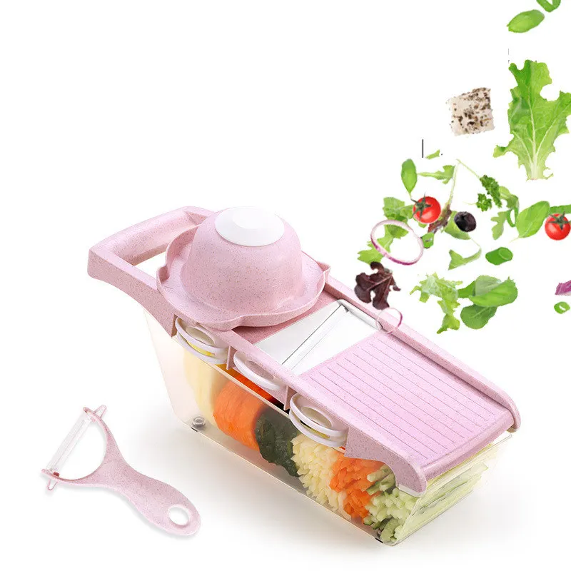 

Multi-function Slicers Kitchen Tools Vegetable Cutter Household Kitchen Gadget Shredder Potato Carrot Chopper Garlic Grinder