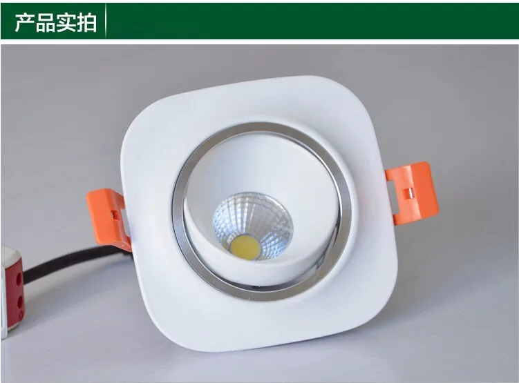 

DHL Free Shipping 12Pcs/Lot 10W 15W Square Dimmable COB Recessed LED Down Lights AC100-265V 90-100lm/w CE&RoHS 2 Years Warranty