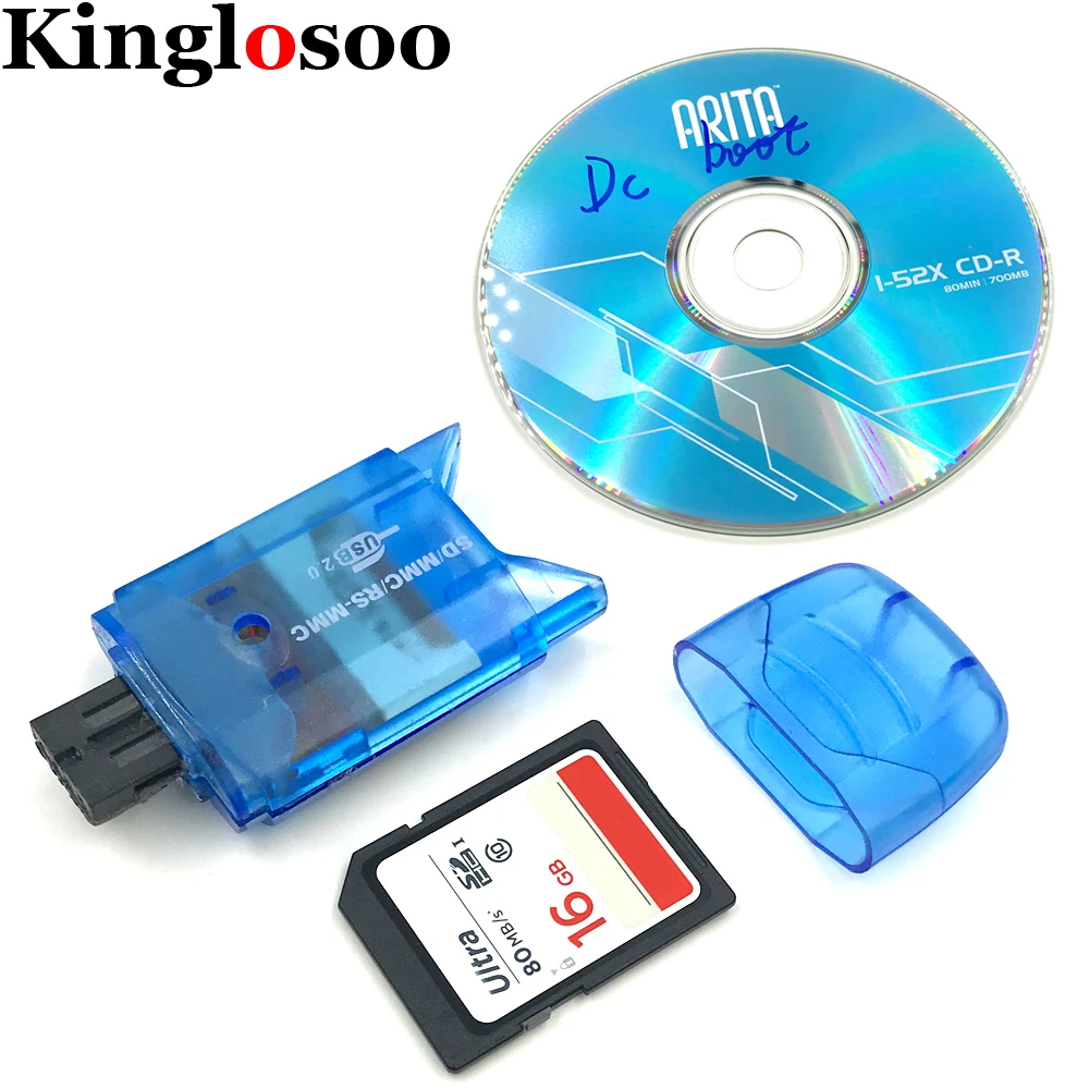 

For Sega Dreamcast CD SD Adapter Adaptor for Dreamshell ISO Loader with Boot CD