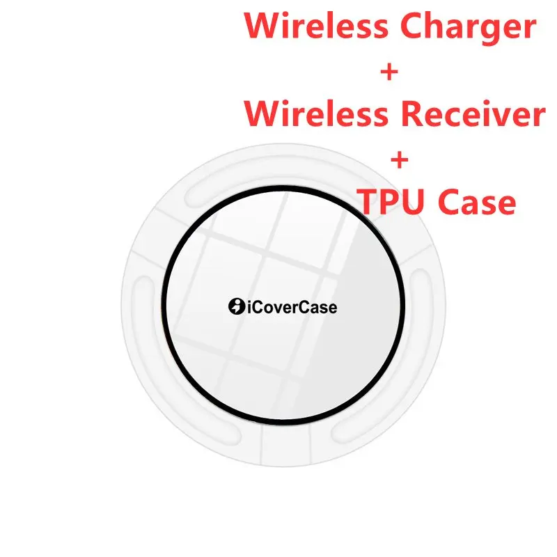 Qi Беспроводное зарядное устройство для huawei p8 p9 Lite, зарядное устройство для мобильного телефона, зарядная подставка для huawei p10 Lite с беспроводным приемником - Тип штекера: 2