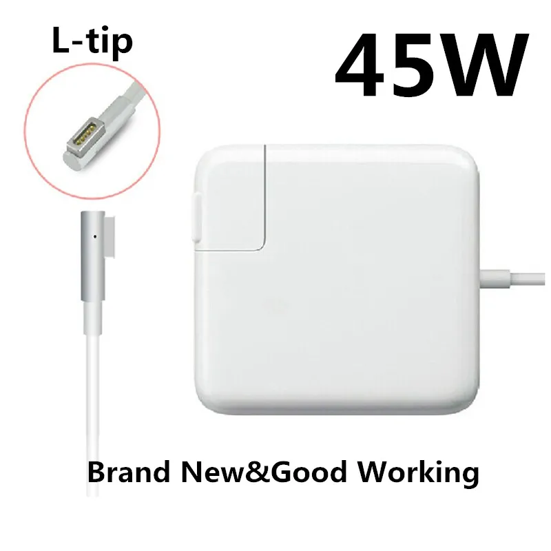 

100% NEW! Replacement 45W Laptop MagSaf Power Adapter Chargers (L tip) For MacBook Air 11'' 13'' A1244 A1304 A1369 A1370 A1374