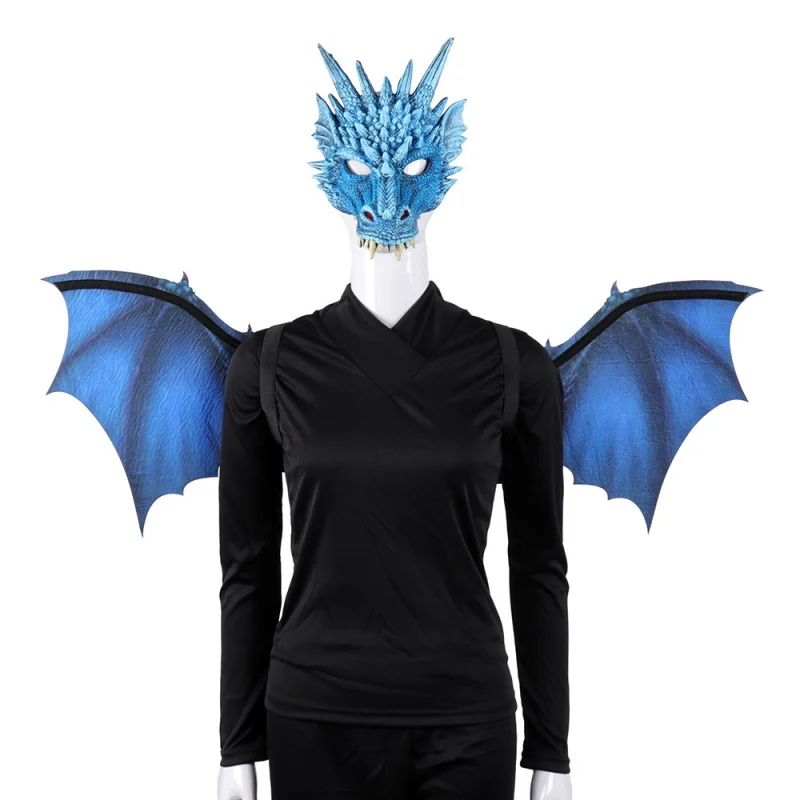 Хэллоуин косплей крылья Новинка 3D Дракон крыло костюм аксессуары для взрослых нетканые ткани крылья украшения