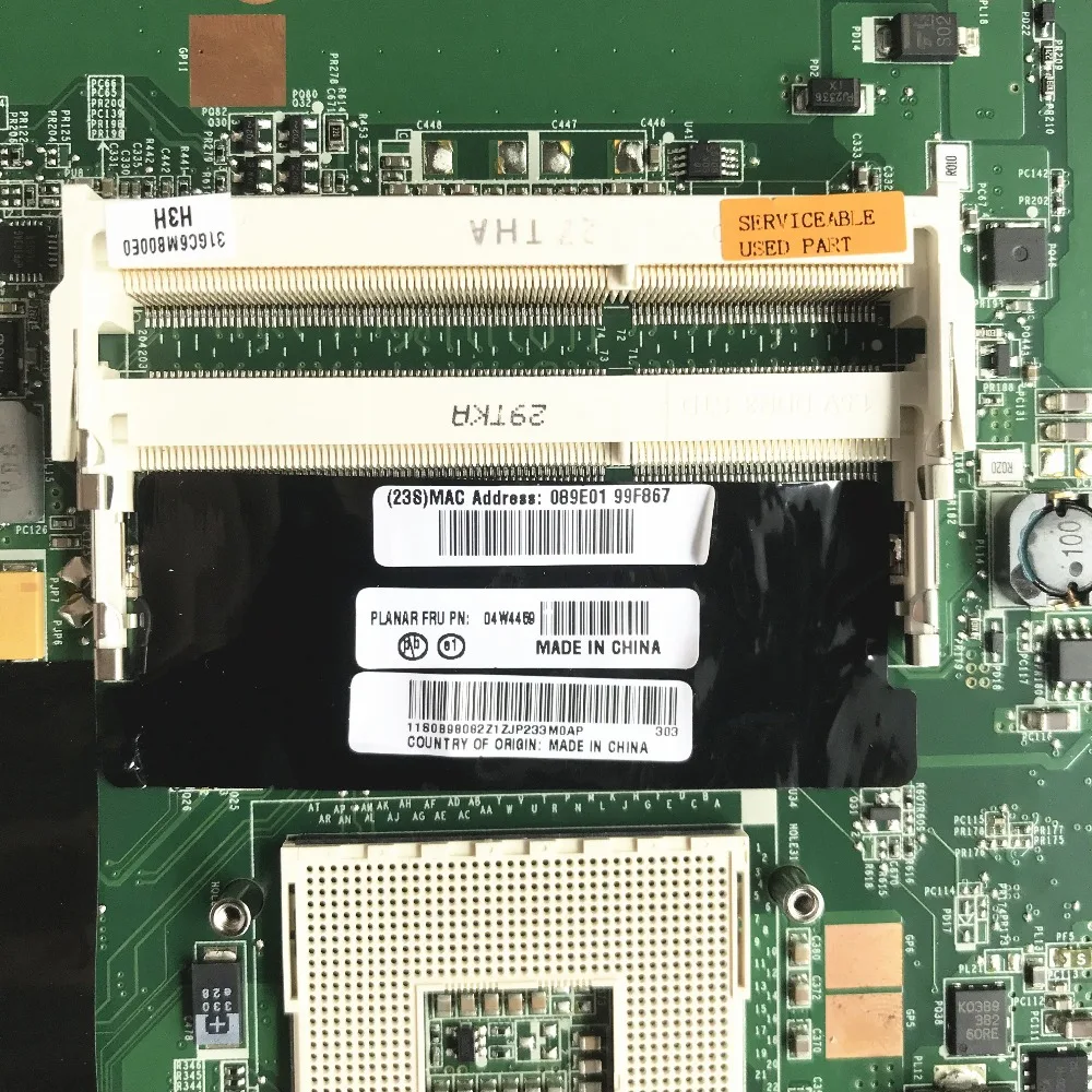 Для Lenovo, IBM край 15 E50 материнская плата для ноутбуков FRU 04W4459 DAGC6AMB8H0 S989 HM55 мб тестирование Быстрая