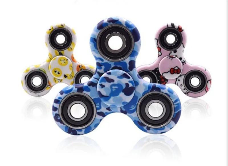 

New Camouflage Spinning Top Fidget Hand Spinner Finger Spinner ABS Gyroscope Classic Beyblades Fidget Relieve Stress toy