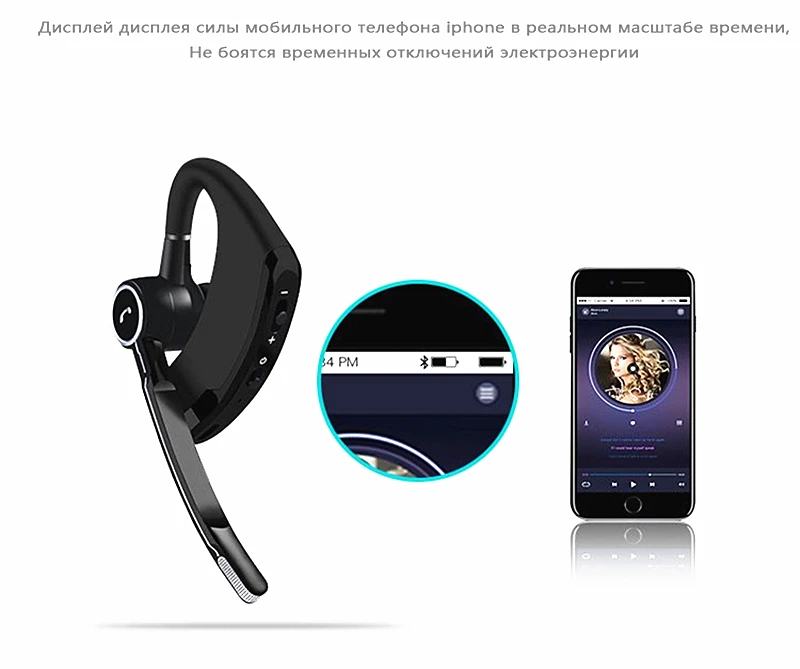 Voice Control Wireless Bluetooth Headphones Noise Cancelling Business Bluetooth Earphones with Mic Handsfree Sports Headsets (23)