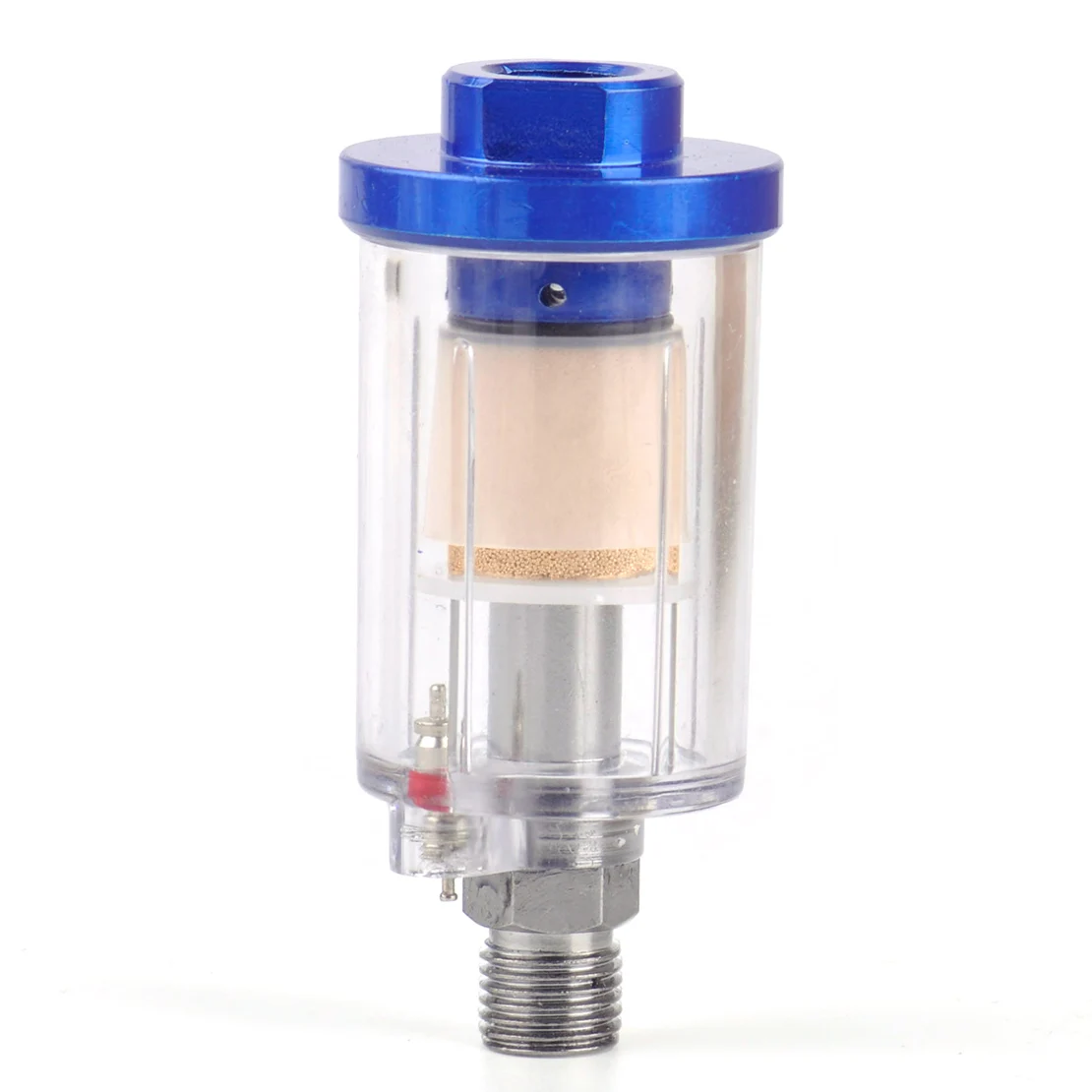

LETAOSK 1/4" Inline Air Filter Mini Water Oil Separator Trap Moisture for Compressor Spray Paint Gun Tool