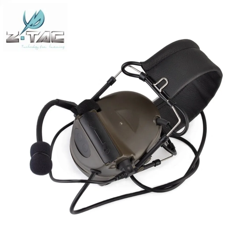 Protetor de Fone de Ouvido Fone de Ouvido Tactical Softair Comtac ii Headset Noise Cancelling Militar Airsoft Paintball Caça z Z041 5 Esporte e Lazer