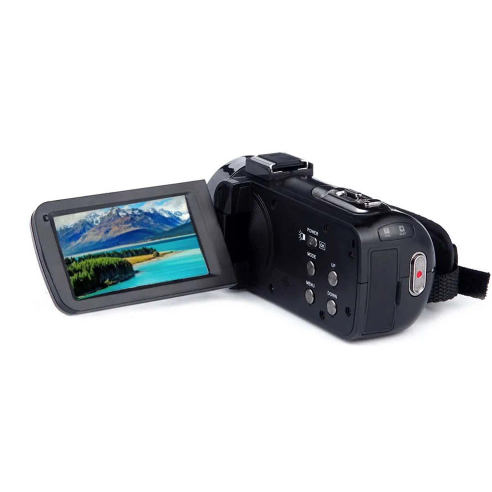 4K Camera WIFI Camcorder Kimire Ultra HD Digital Video Camera 48.0MP Recorder 3.0 Inch 270 Degree Rotation Touch Screen 16X Zoom