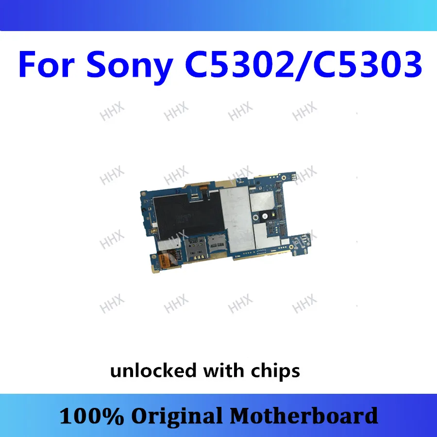 

For Sony Xperia SP C5302 C5303 motherboard unlocked with chip mainboard Android tested logic board Original C5302/C5303 card/fee