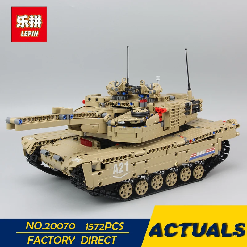 

LEPIN 20070 1572Pcs MOC Technic The Remote Control RC Tank Military War Building Block Brick Chirstmas Educational Toy