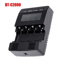 Cargador de Batería BT-C2000 para Pantalla LCD Digital Recargable NiMH AA AAA 10440 Baterías Cargador Inteligente BT-C2000