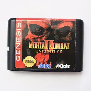 

Mortal Kombat II Unlimited 16 bit MD Game Card For Sega Mega Drive For Genesis