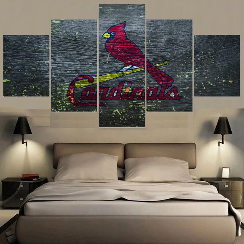 Animal Prints Sport St Louis Cardinals Logo Paintings Wall