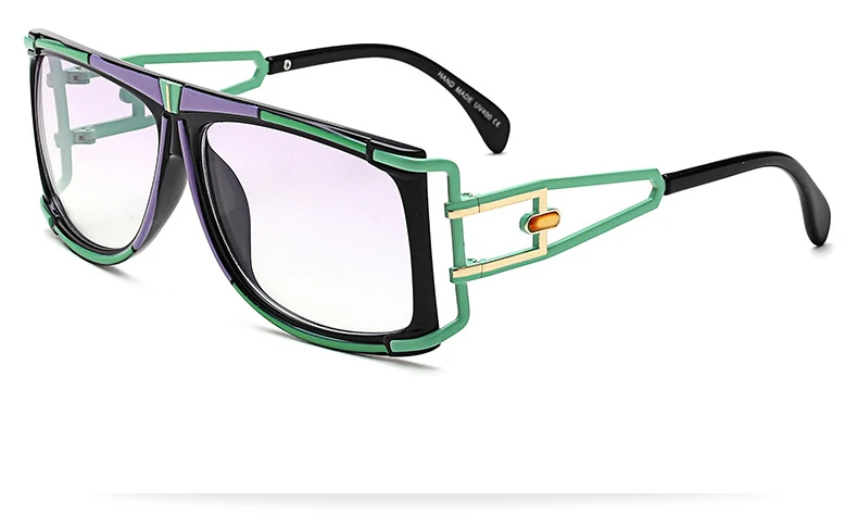 Rosanna Для мужчин большой Рамки Солнцезащитные очки для женщин Для женщин Мода Градиент Очки для женщин ретро очки Очки Lunettes De Soleil Gafas - Цвет линз: Purple Gradient