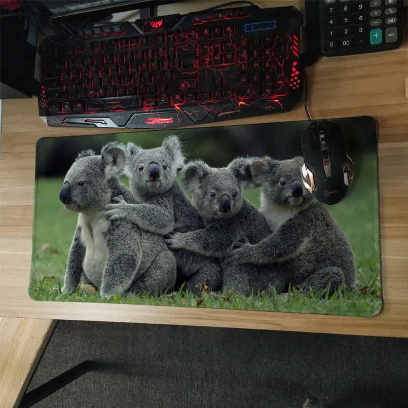 pug funny animals wallpaper notbook computer Gaming Rectangle Silicon Durable Mouse Pad Computer Mouse Mat (13)