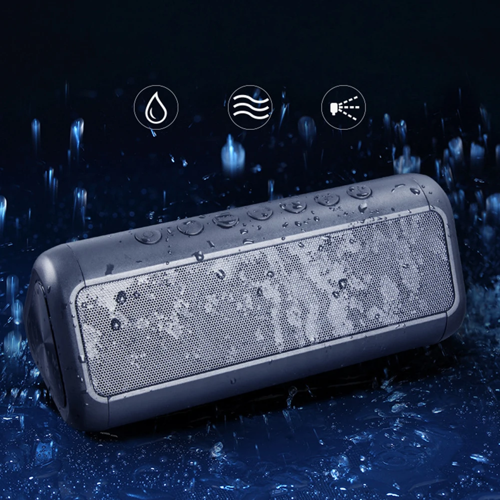 

Solar Powered Wireless IPX5 Splash-Proof Handsfree Bluetooth Speaker Multi-function Stereo Outdoor Activities Bass 5000 MAh