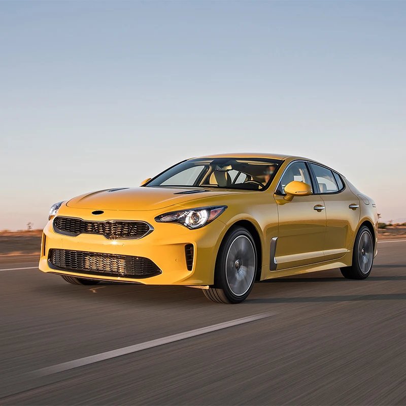 Автомобильные аксессуары для Kia Stinger тип M стекловолокно передняя губа FRP стекловолокно бампер разветвитель под спойлер Тюнинг Комплект Дрифт отделка