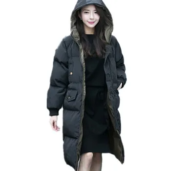 

Wadded jacket female new women's winter jacket down cotton jacket slim parkas ladies long coat plus size