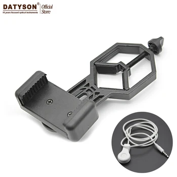 Universal Metal Cell Phone Adapter Mount - Compatible with Binocular Monocular Spotting Scope Telescope and Microscope 20x 40x sector base binocular stereo microscope pcb microscope cell phone mobile phone repair with top and bottom led light