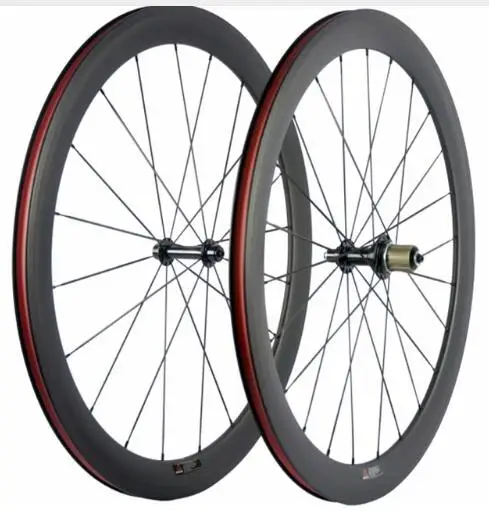 Excellent SuperTeam Carbon wheel 700C Road Bicycle wheelset  38/50/60/88mm 7