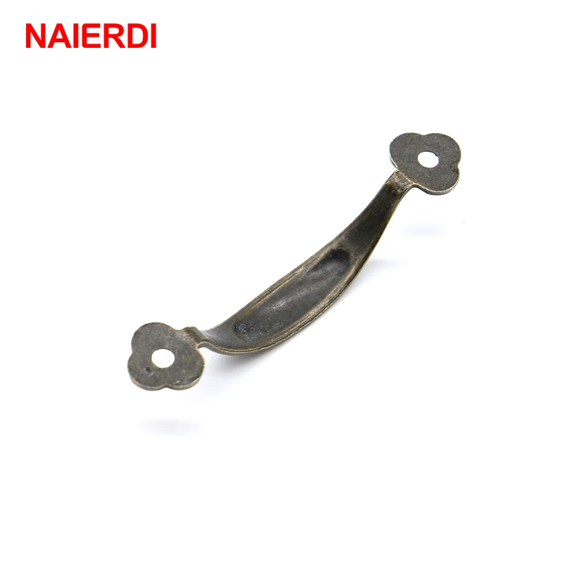 NAIERDI 2PCS Antique Bronze Cabinet Pulls Drawer Door Knobs Jewelry Box Handles Cupboard Wooden Vintage Handles Hardware NAIERDI 2PCS Antique Bronze Cabinet Pulls Drawer Door Knobs Jewelry Box Handles Cupboard Wooden Vintage Handles Hardware