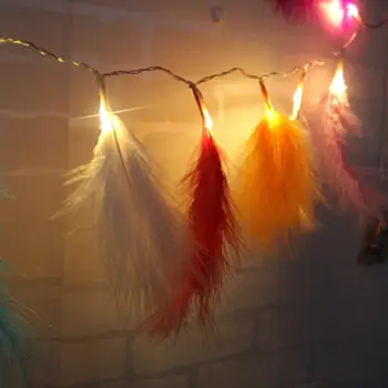 

LumiParty 1.2M 10LEDs Feather String Light Night Light for Christmas Festivals Weddings Decoration