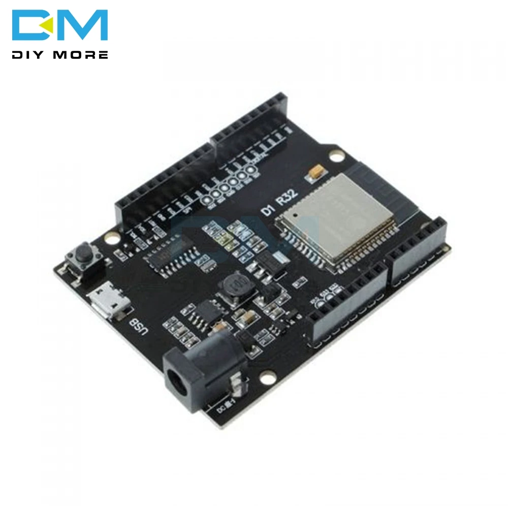 Для Wemos D1 Mini для Arduino UNO R3 D1 R32 ESP32 wifi беспроводной Bluetooth макетная плата CH340 4M Memory One