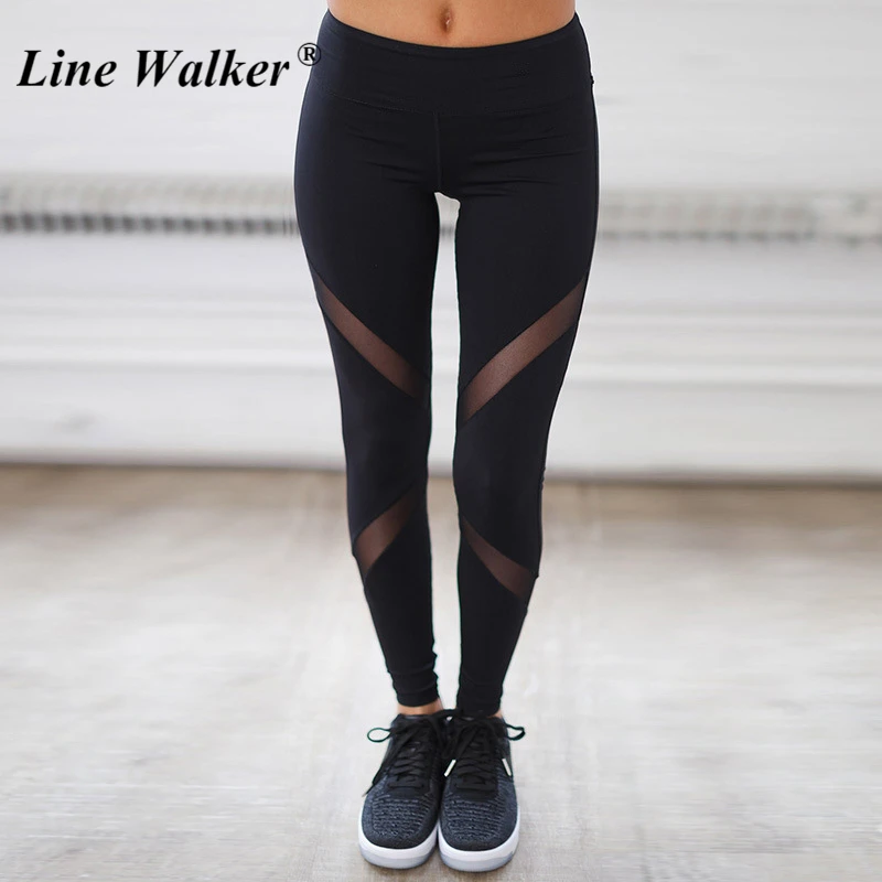Yoga Pants Women Leggings for Fitness Mesh Patchwork Push Up Legging Gym Booty Sport Tights Sportswear Running Legency