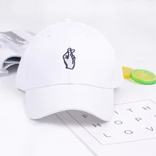 Любимые жесты Finger вышивка гольф регулируемая бейсболка с вышивкой хип хоп Кости Snapback мужские женские шапки корейский стиль Кепка