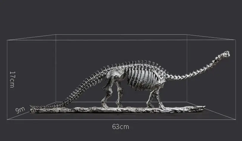 1 шт. модель ископаемых остатков динозавра Творческий вилла дом Моделирование животных гостиной домашнего интерьера ТВ шкаф ремесла LU621107
