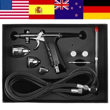 1 набор, 0,3 мм, 0,5 мм, 0,8 мм, сопло, профессиональный распылитель, мини воздушные краскопульты, Аэрограф для краски автомобиля, профессиональная художественная краска