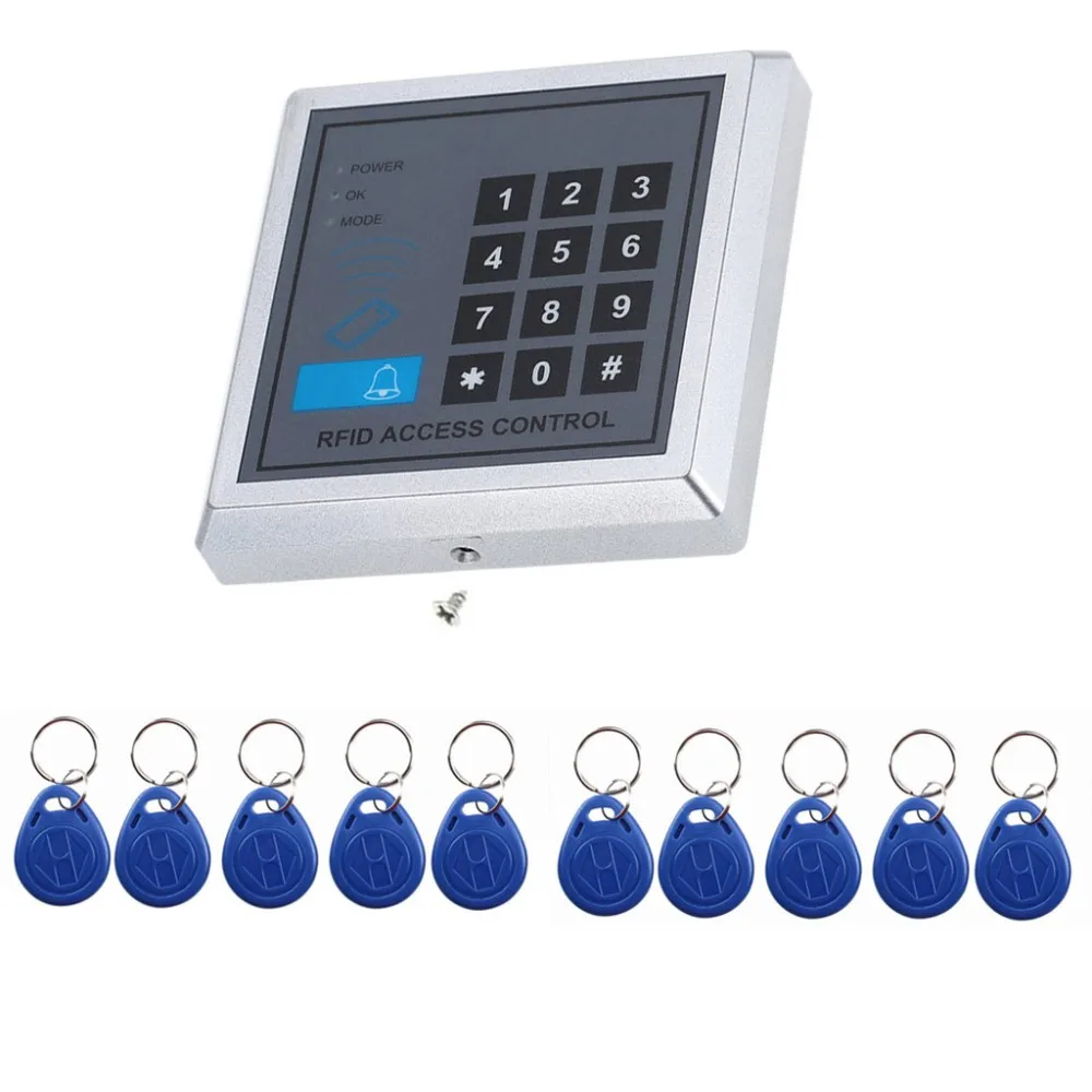 Система контроля доступа комплект системы безопасности дверной замок система контроля доступа 10 брелоков домашняя офисная система безопасности