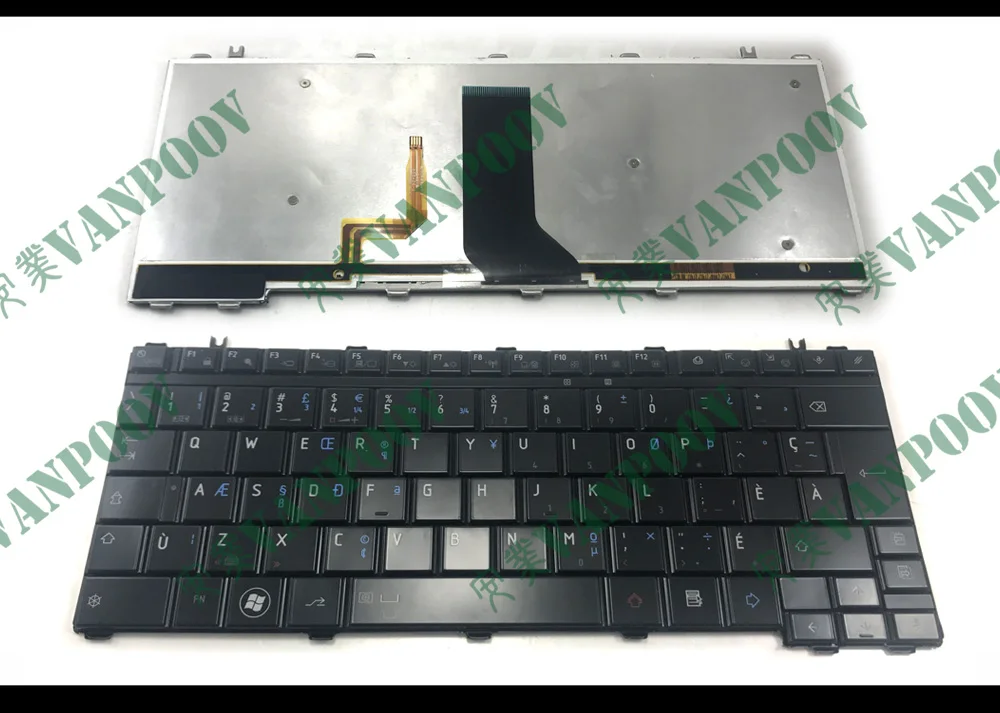 Тетрадь ноутбук клавиатура для Toshiba Satellite U400 U500 Portege M800 M900 глянцевый черный Подсветка(такие же, как показано на рисунке