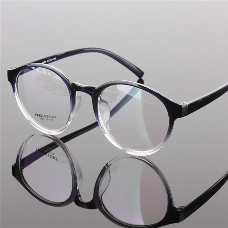 Vintage round Spectacles Gradient eyeglasses frame men women myopia eye