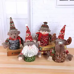 Милые мешочки для конфет куклы подарки Xmas Noel рождественские украшения для дома 2018 декор для Новинка 2019 года домашние рождественские