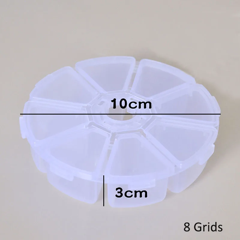 Органайзер для макияжа, чехол для хранения, Пластиковые Многофункциональные съемные коробки для ювелирных изделий, 8/15 сеток, Настольная коробка для хранения, контейнер для таблеток - Цвет: 8 Grids