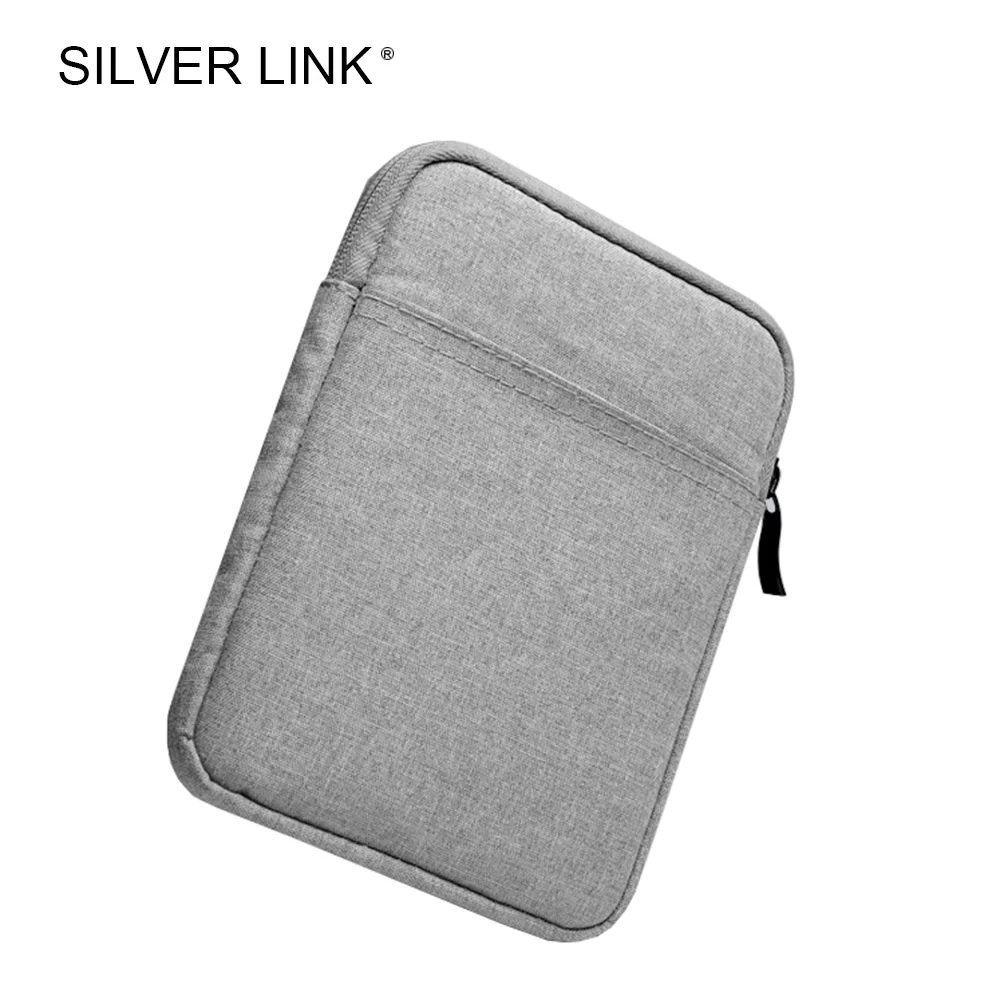 SILVER LINK Tablets Bag For iPad mini 1/2/3/4 Protector Sleeve 7.9in Tables Travel Pouch Storage Cover Fleece Lining 23.5x16.5cm |