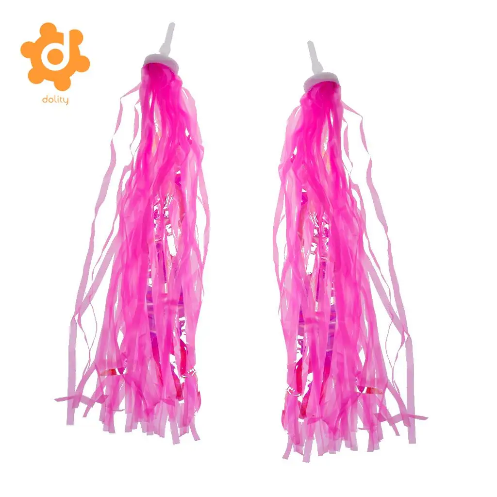 4 Pair (8Pcs) Boys Girls Bicycle Tricycle Scooter Handlebar Streamers Tassels Kids Bike Accessories Grip Decoration
